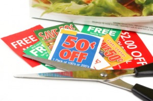 clipping coupons